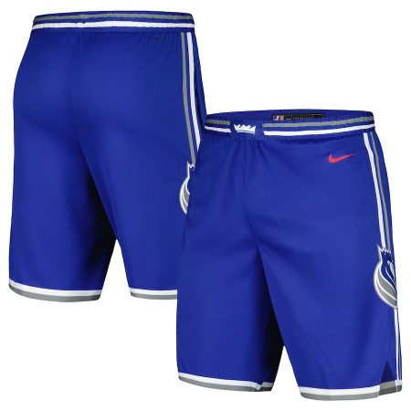 Hombre NBA Sacramento Kings Pantalones 2023-24 Nike City Edition Azul Swingman